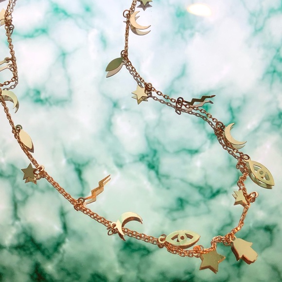 FINAL SALE UO Celestial In The Stars Necklace - Picture 4 of 4